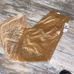 Velour Michael Kors wide leg pants